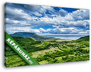 Badacsonyi-hegység a Balaton mellett - vászonkép 3D látványterv