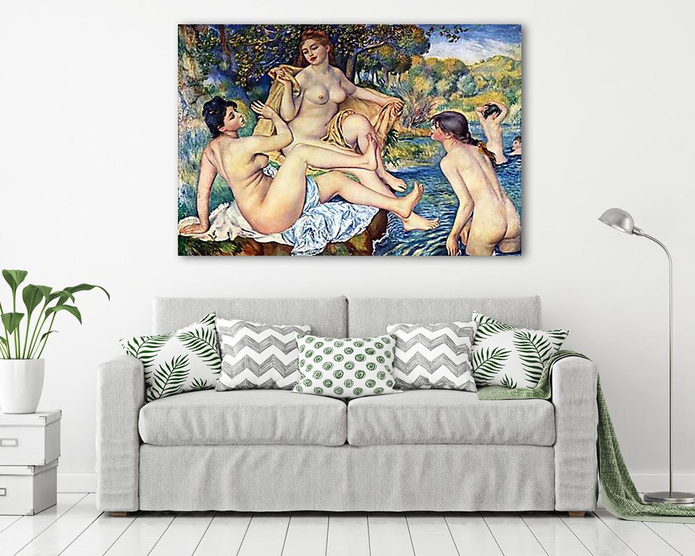 Fürdőzők (többrészes kép) - vászonkép, falikép otthonra és irodába