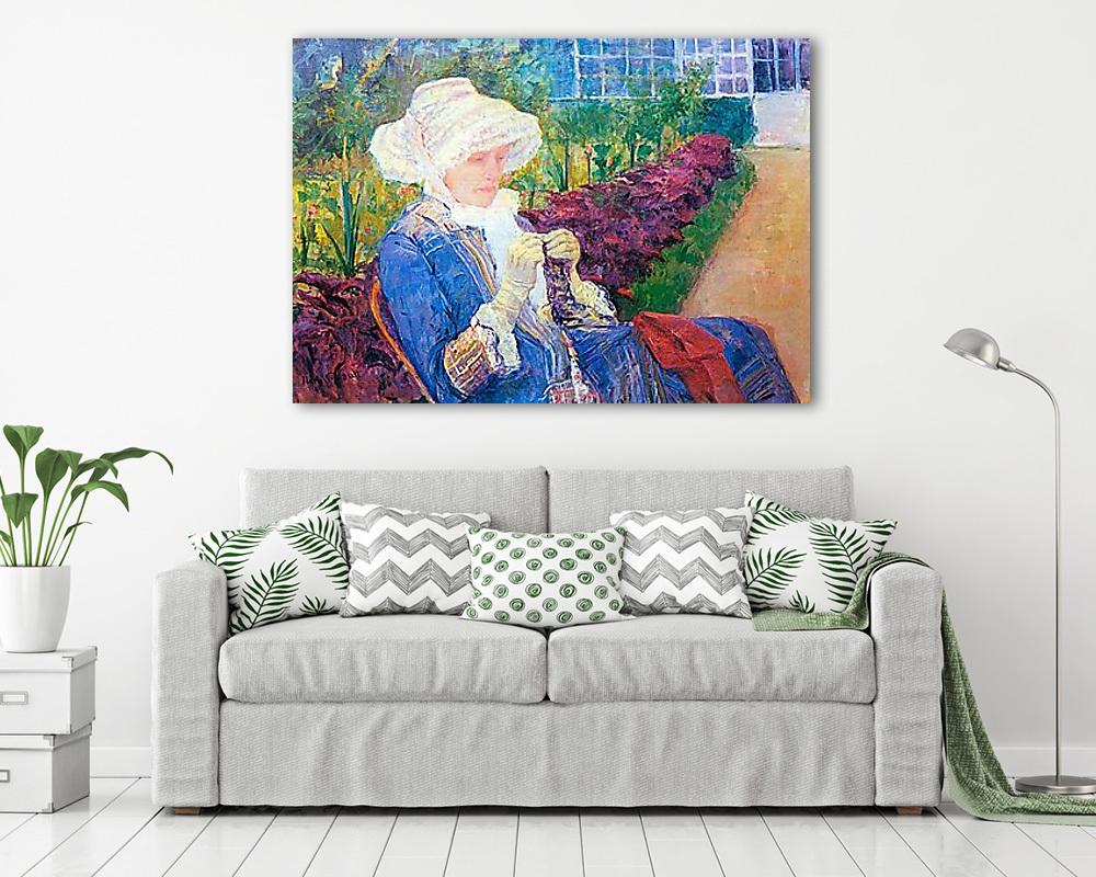 Lydia Marly kertjében - vászonkép, falikép vásárlás Lydia Marly kertjében (poszter) - vászonkép, falikép otthonra és irodába