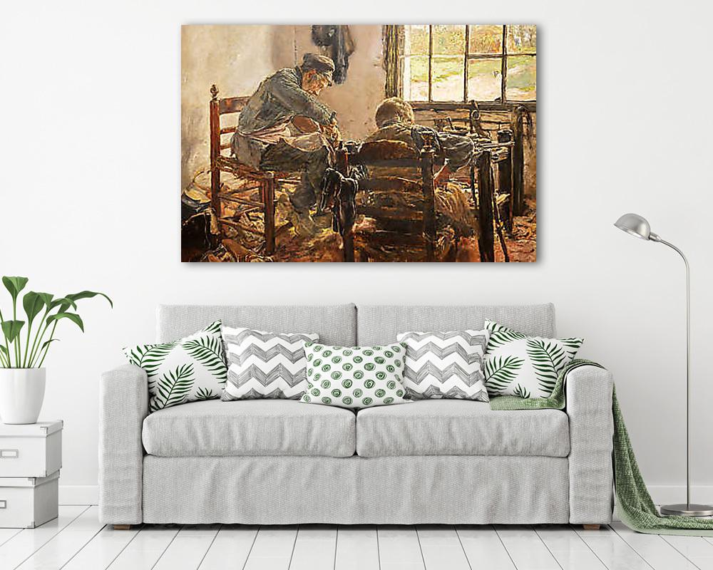 Cipészműhely - vászonkép, falikép vásárlás Cipészműhely (vászonkép) - vászonkép, falikép otthonra és irodába