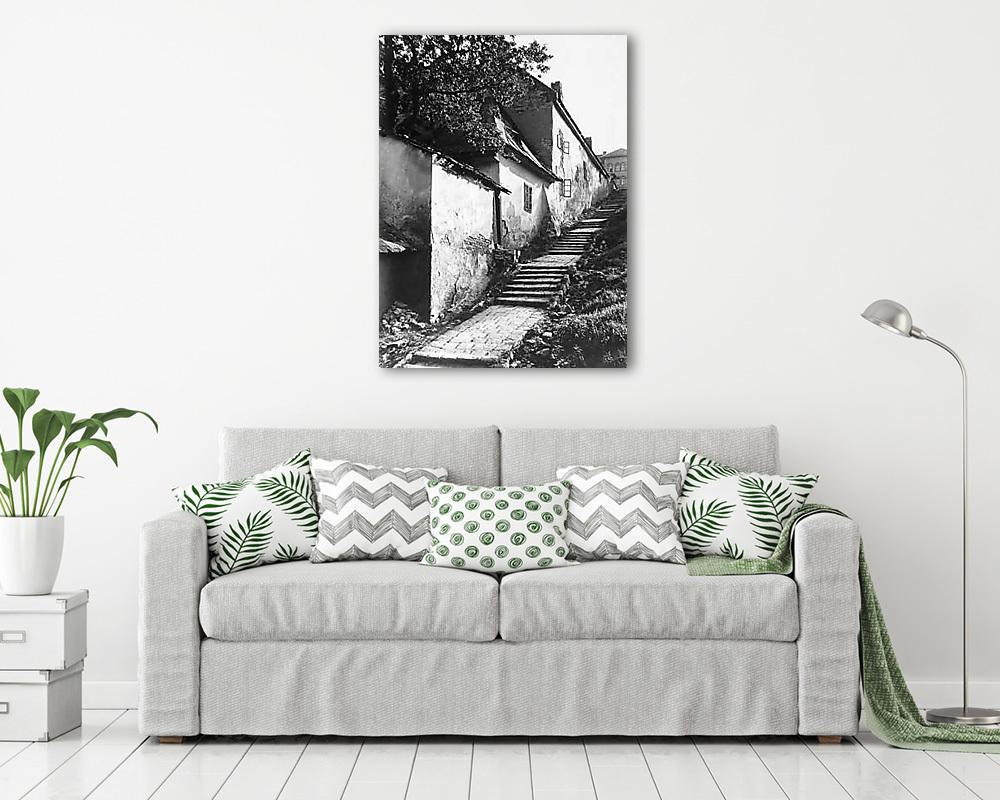 Tabán Kőműves lépcső (1928) - vászonkép, falikép vásárlás Tabán Kőműves lépcső (1928) (bögre) - vászonkép, falikép otthonra és irodába