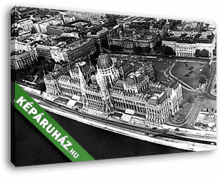 Légifotó a Parlamentről (1963) - vászonkép 3D látványterv