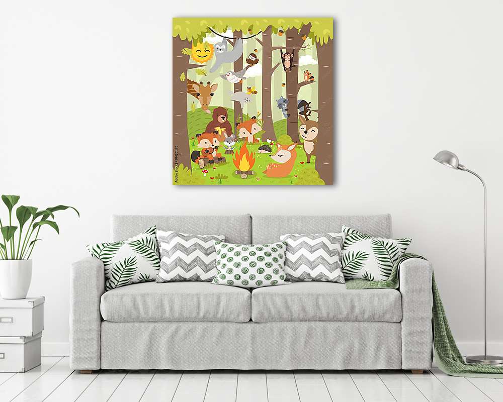 Erdei állatok 8. - vászonkép, falikép vásárlás Erdei állatok 8. (vászonkép) - vászonkép, falikép otthonra és irodába