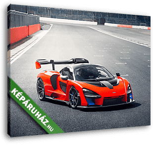 McLaren Senna - Silverstone - vászonkép 3D látványterv