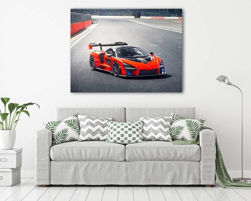 McLaren Senna - Silverstone (többrészes kép) - vászonkép, falikép otthonra és irodába