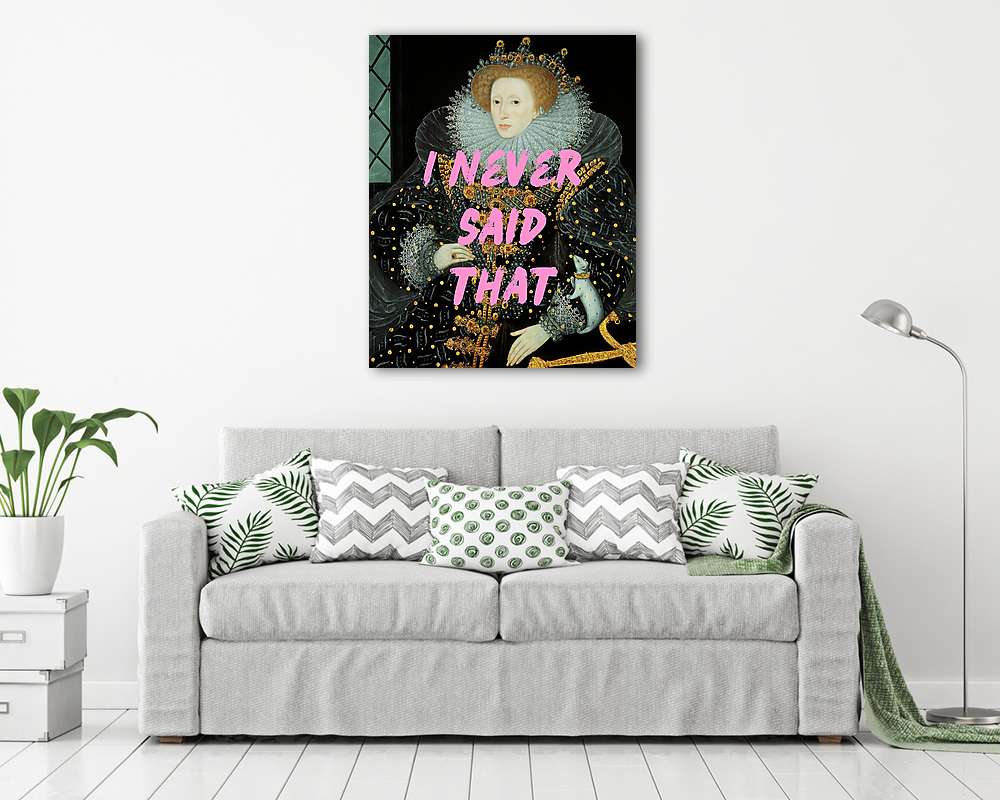 I never said that (Barokk & Graffiti) - vászonkép, falikép vásárlás I never said that (Barokk & Graffiti) (poszter) - vászonkép, falikép otthonra és irodába