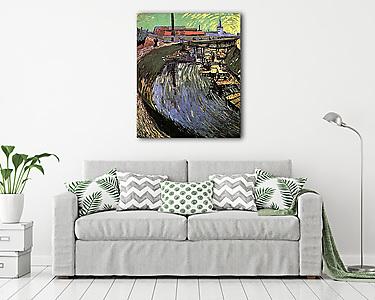 Mosónők a csatornánál (vászonkép) - vászonkép, falikép otthonra és irodába