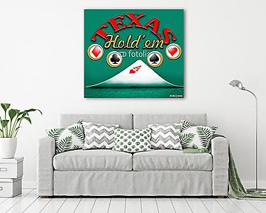 póker texas hold'em (vászonkép) - vászonkép, falikép otthonra és irodába
