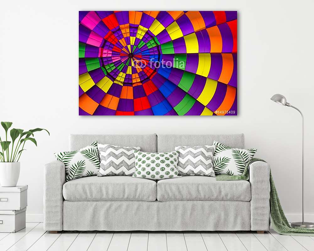 Hőlégballon belsejében - vászonkép, falikép vásárlás Hőlégballon belsejében (vászonkép) - vászonkép, falikép otthonra és irodába