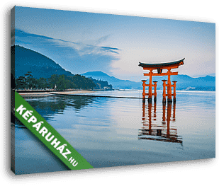 A Floating Torii kapu Miyajima-ban, Japánban - vászonkép 3D látványterv