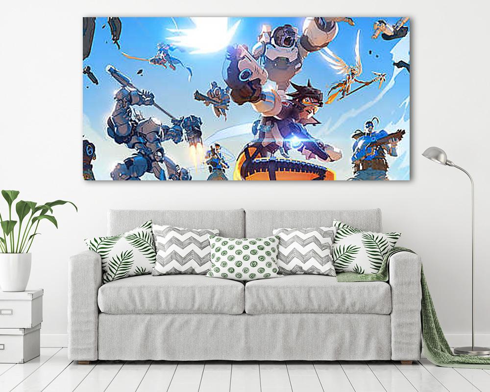 Overwatch - In The Sky (vászonkép) - vászonkép, falikép otthonra és irodába