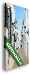 Altea, Spanyolország - utcarészlet - vászonkép 3D látványterv