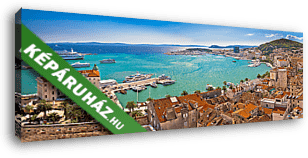 Split öböl panoráma - vászonkép 3D látványterv