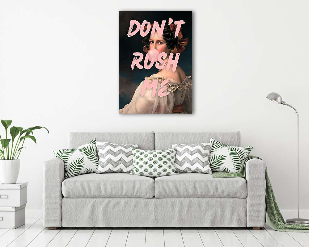 Don't rush me (Barokk & Graffiti) (fotótapéta) - vászonkép, falikép otthonra és irodába