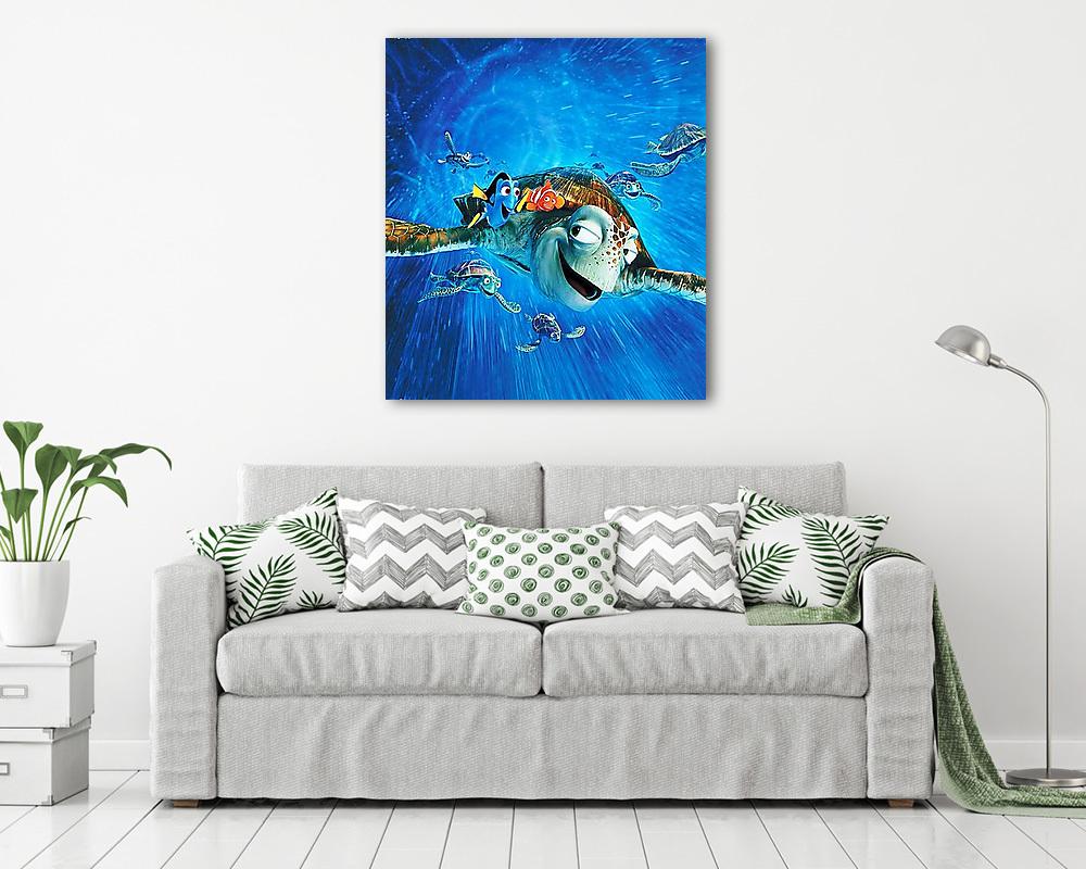 Az áramlat, Némó nyomában - vászonkép, falikép vásárlás Az áramlat, Némó nyomában (vászonkép) - vászonkép, falikép otthonra és irodába