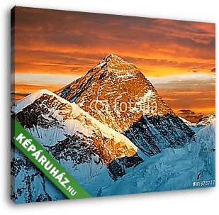 Esti kilátás a Mount Everestről a Kala Pattharról - vászonkép 3D látványterv