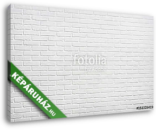 white brick wall background photo - vászonkép 3D látványterv