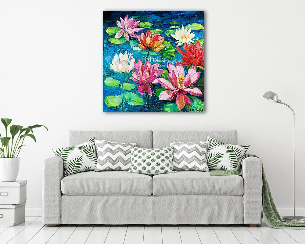 Water Lily (poszter) - vászonkép, falikép otthonra és irodába