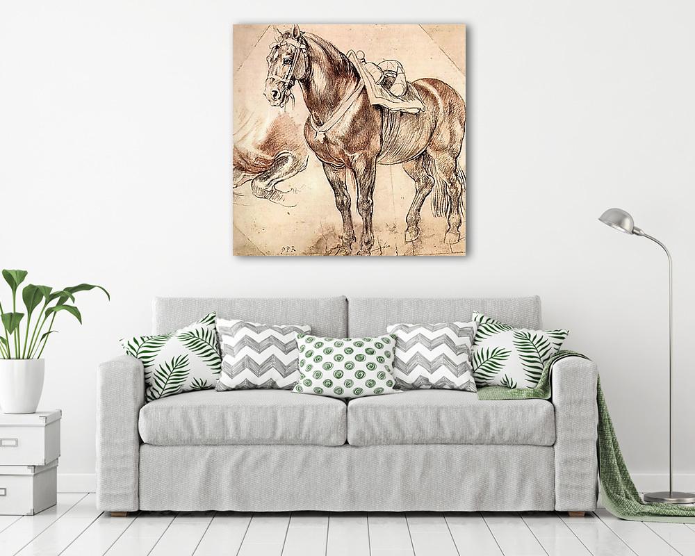 Ló (tanulmány) - vászonkép, falikép vásárlás Ló (tanulmány) (keretezett kép) - vászonkép, falikép otthonra és irodába