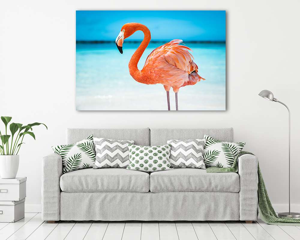 fenicottero rosa (vászonkép) - vászonkép, falikép otthonra és irodába