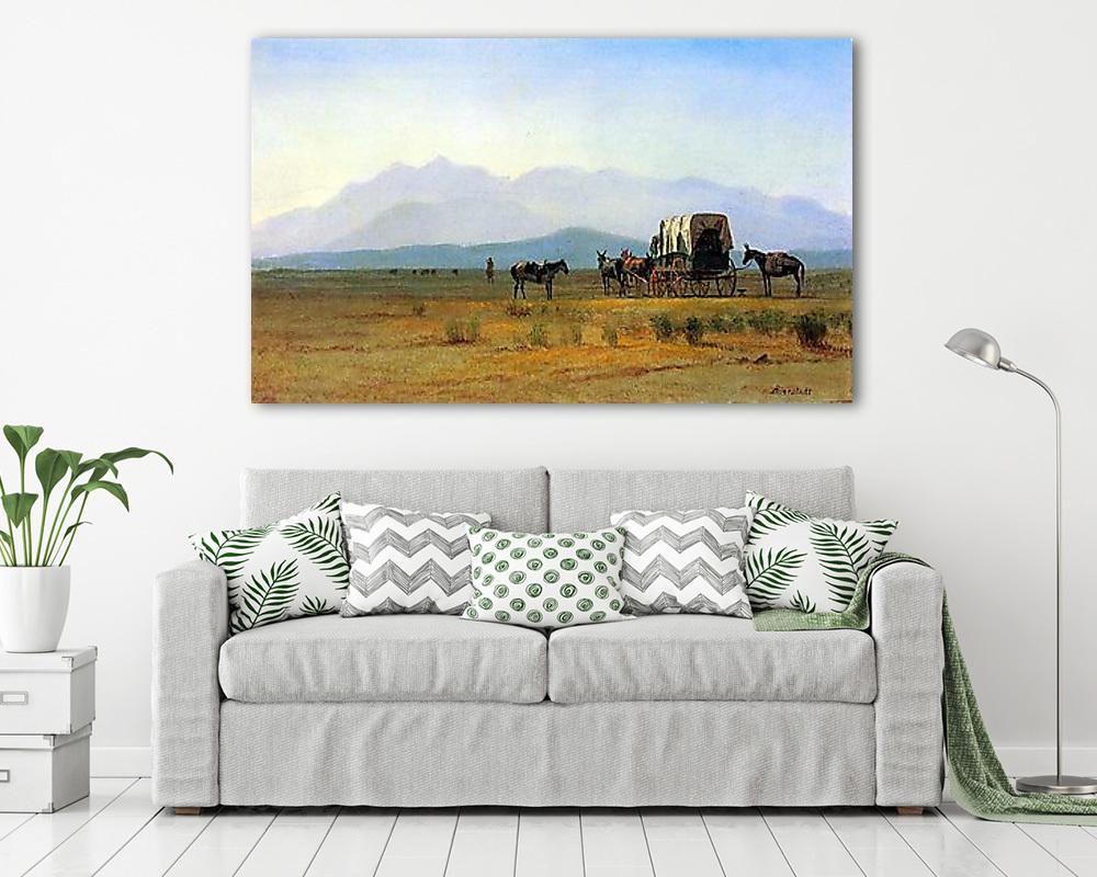 Lovasszekér a hegyekben (fotótapéta) - vászonkép, falikép otthonra és irodába