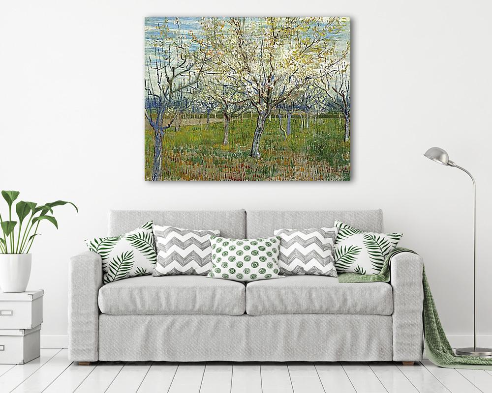 Rózsaszín virágba borult gyümölcsös - vászonkép, falikép vásárlás Rózsaszín virágba borult gyümölcsös (vászonkép) - vászonkép, falikép otthonra és irodába