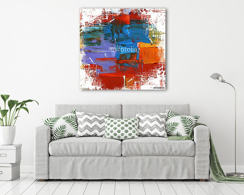 Absztrakt művészeti háttérrel. (többrészes kép) - vászonkép, falikép otthonra és irodába