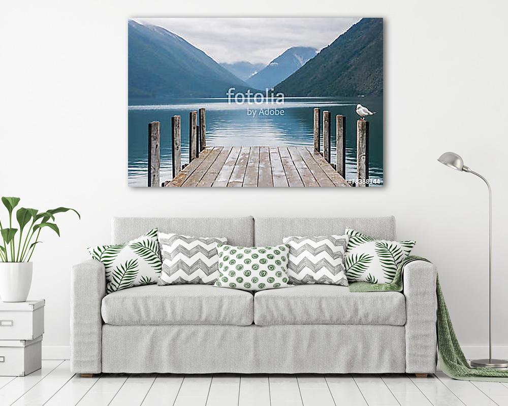 Nelson Lakes National Park New Zealand - vászonkép, falikép vásárlás Nelson Lakes National Park New Zealand (vászonkép) - vászonkép, falikép otthonra és irodába