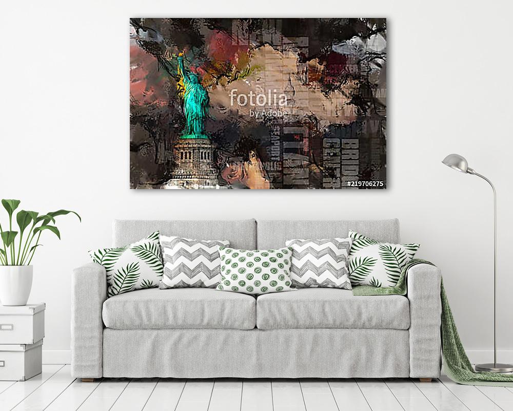 Liberty Statue - vászonkép, falikép vásárlás Liberty Statue (vászonkép) - vászonkép, falikép otthonra és irodába