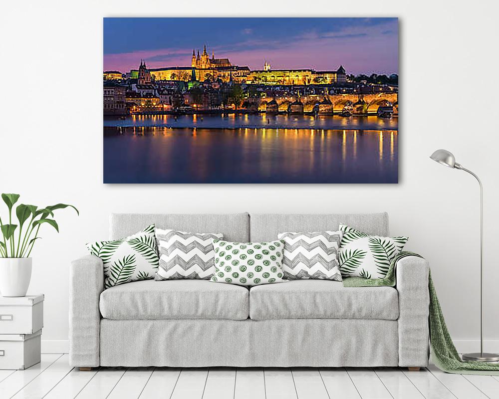 Prága városkép (fotótapéta) - vászonkép, falikép otthonra és irodába