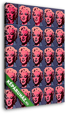 Pop art - Pink Marilyn - vászonkép 3D látványterv