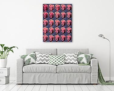 Pop art - Pink Marilyn (vászonkép) - vászonkép, falikép otthonra és irodába