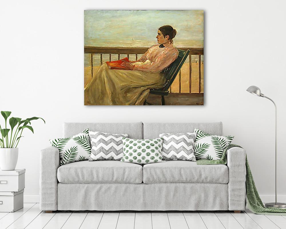 Martha Liebermann portréja (többrészes kép) - vászonkép, falikép otthonra és irodába