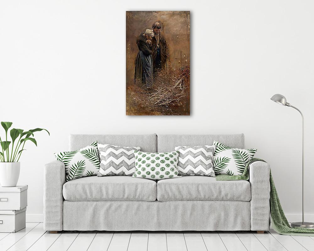 A temetőben - vászonkép, falikép vásárlás A temetőben (vászonkép) - vászonkép, falikép otthonra és irodába