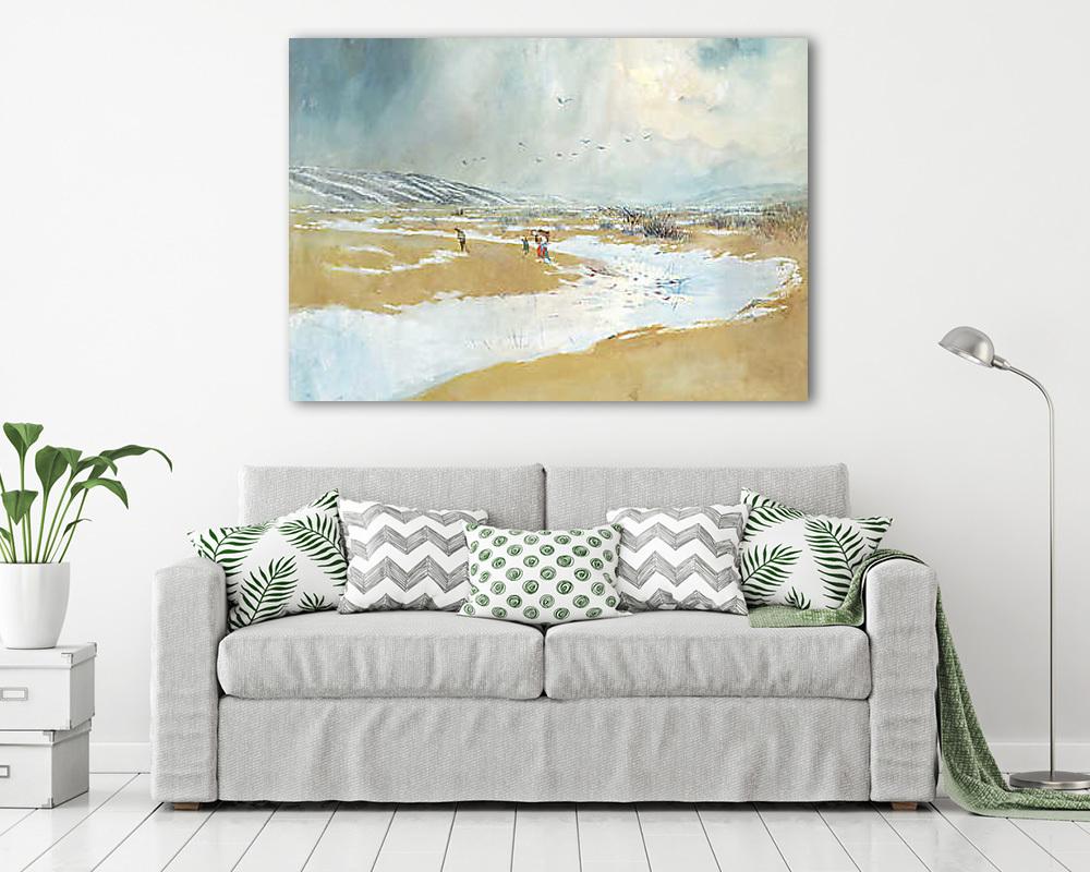 Szepesi táj, télen (vászonkép) - vászonkép, falikép otthonra és irodába