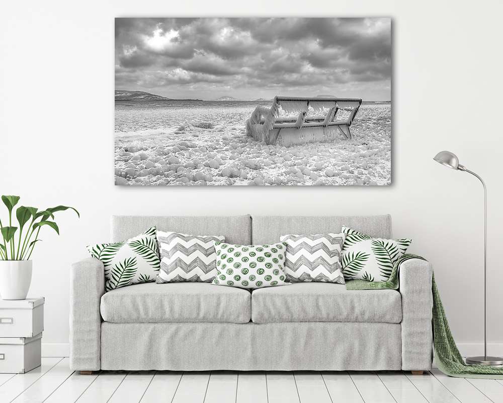 Jeges part (fotótapéta) - vászonkép, falikép otthonra és irodába