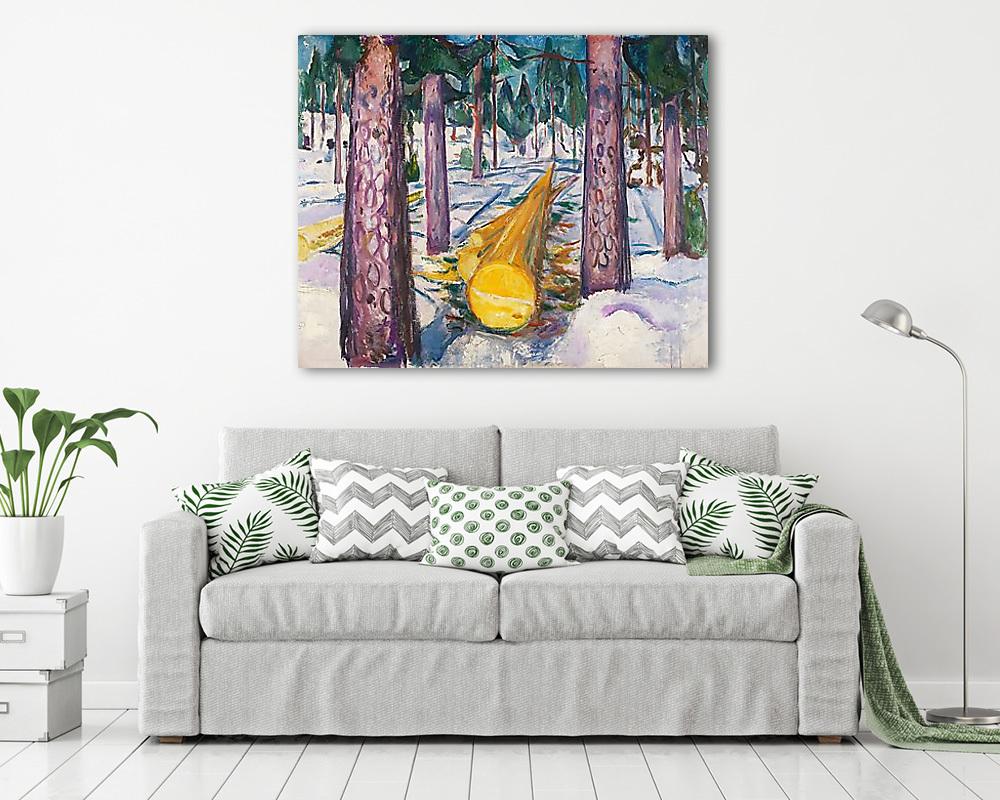 A sárga farönk (vászonkép) - vászonkép, falikép otthonra és irodába