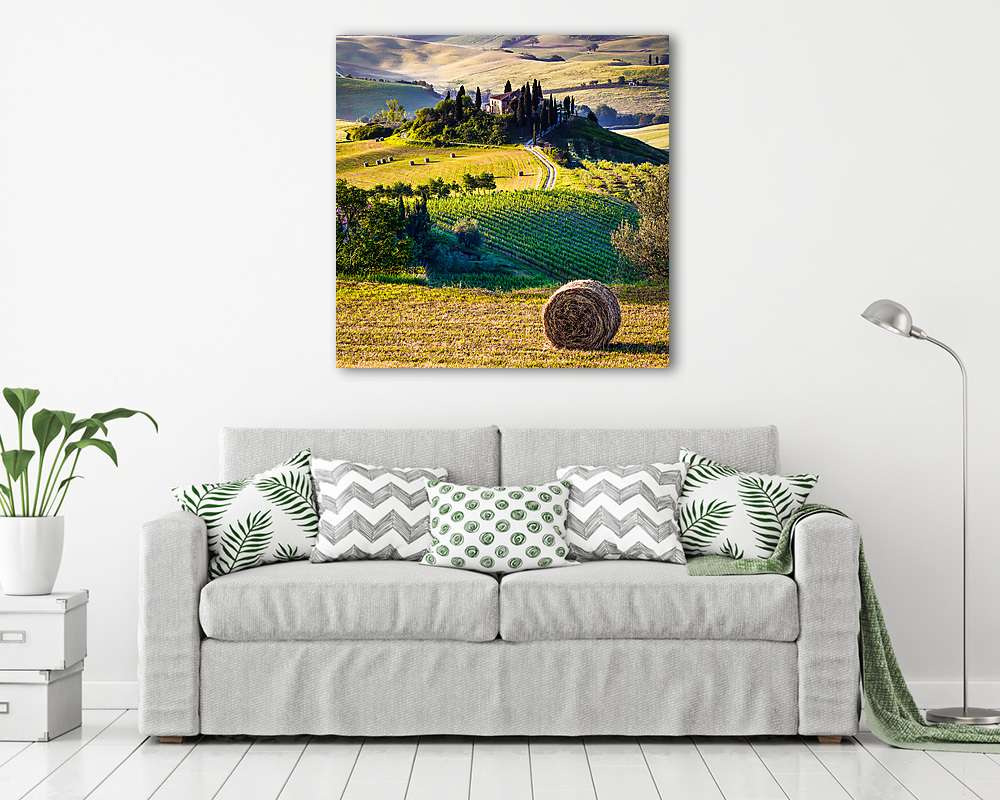 Toszkána, olasz táj (vászonkép) - vászonkép, falikép otthonra és irodába