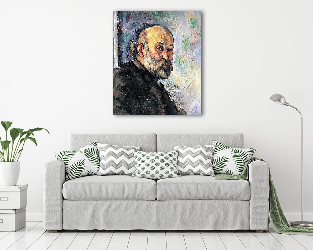 Cézanne önarcképe, 4. - vászonkép, falikép vásárlás Cézanne önarcképe, 4. (vászonkép) - vászonkép, falikép otthonra és irodába