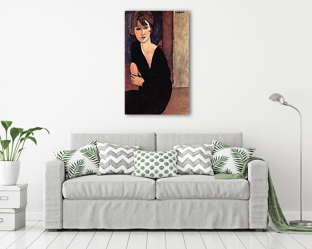 Madame Reynouard portréja (többrészes kép) - vászonkép, falikép otthonra és irodába