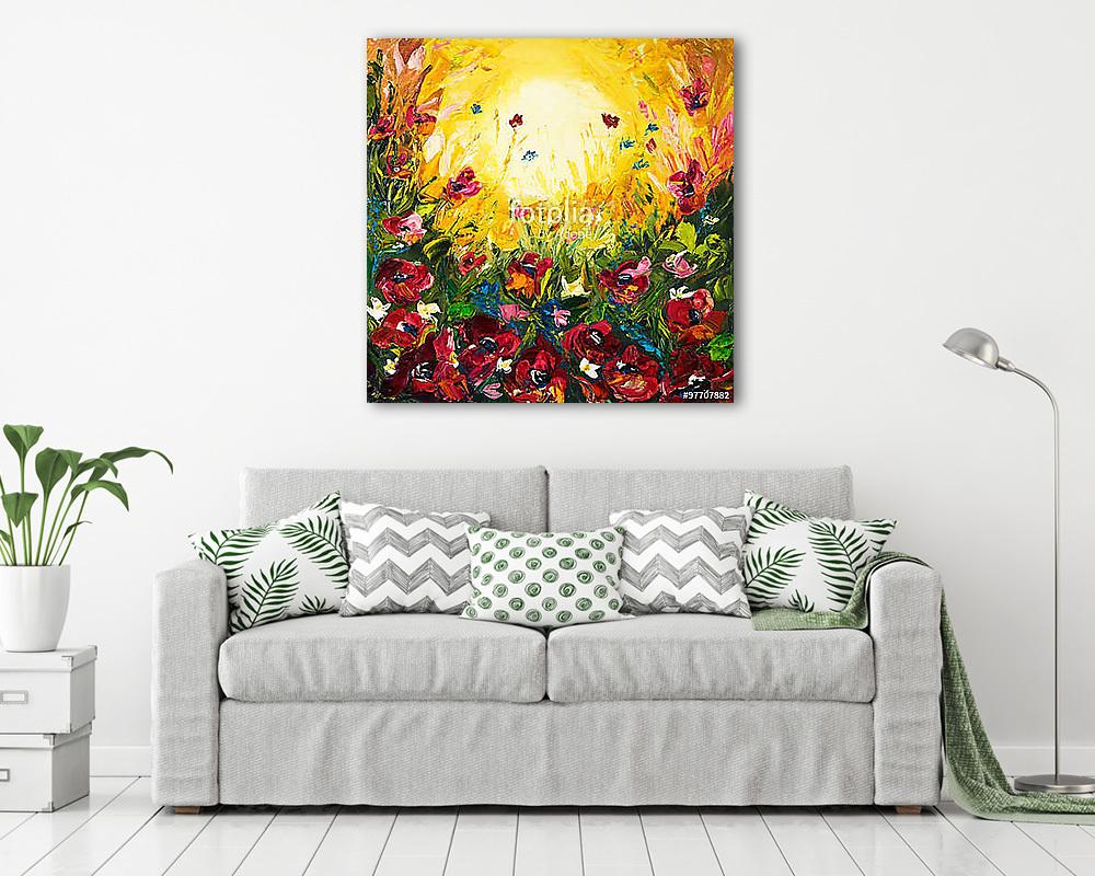 Flower fields - vászonkép, falikép vásárlás Flower fields (vászonkép) - vászonkép, falikép otthonra és irodába