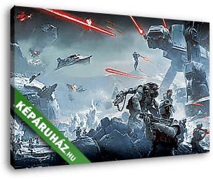 Star Wars: Battlefront - Twilight company videójáték  téma - vászonkép 3D látványterv