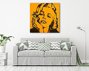 Pop Art - Marilyn  (vászonkép) - vászonkép, falikép otthonra és irodába