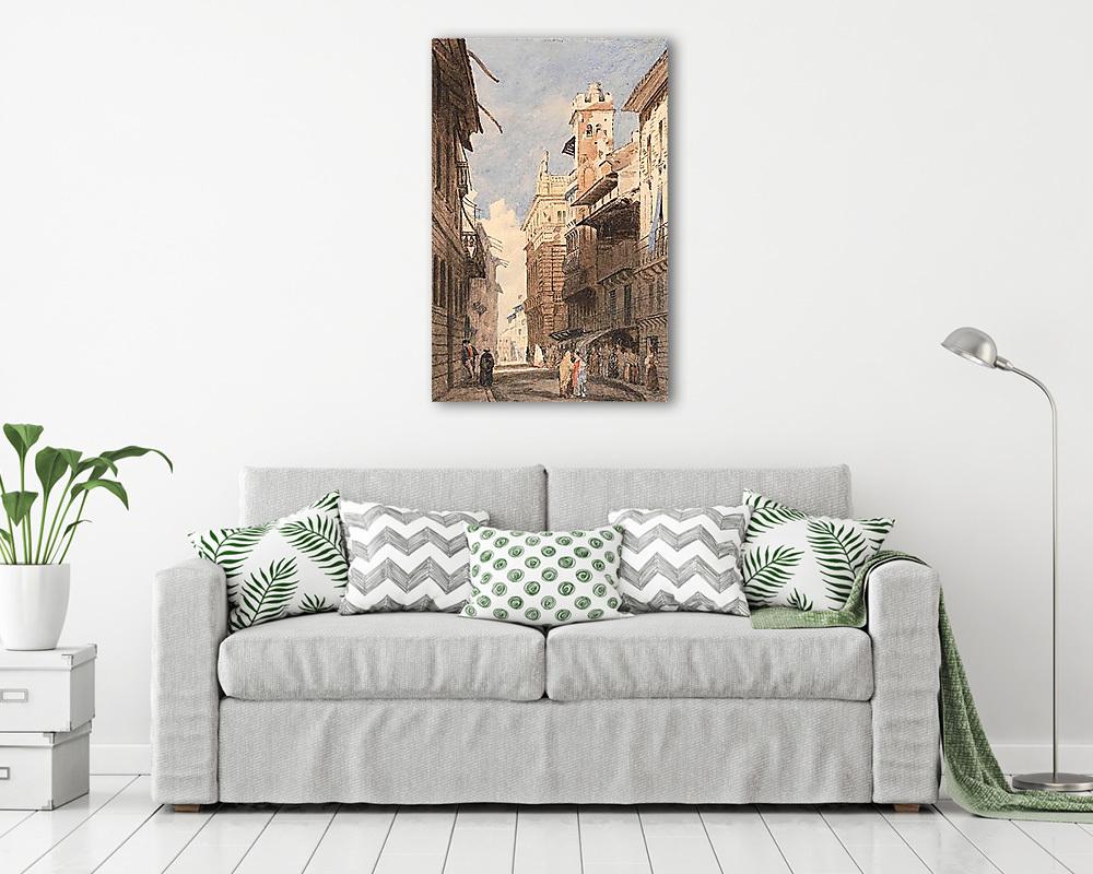 Bécsi utcakép - vászonkép, falikép vásárlás Bécsi utcakép (vászonkép) - vászonkép, falikép otthonra és irodába