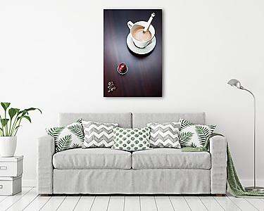 Kávé evolúció (vászonkép) - vászonkép, falikép otthonra és irodába