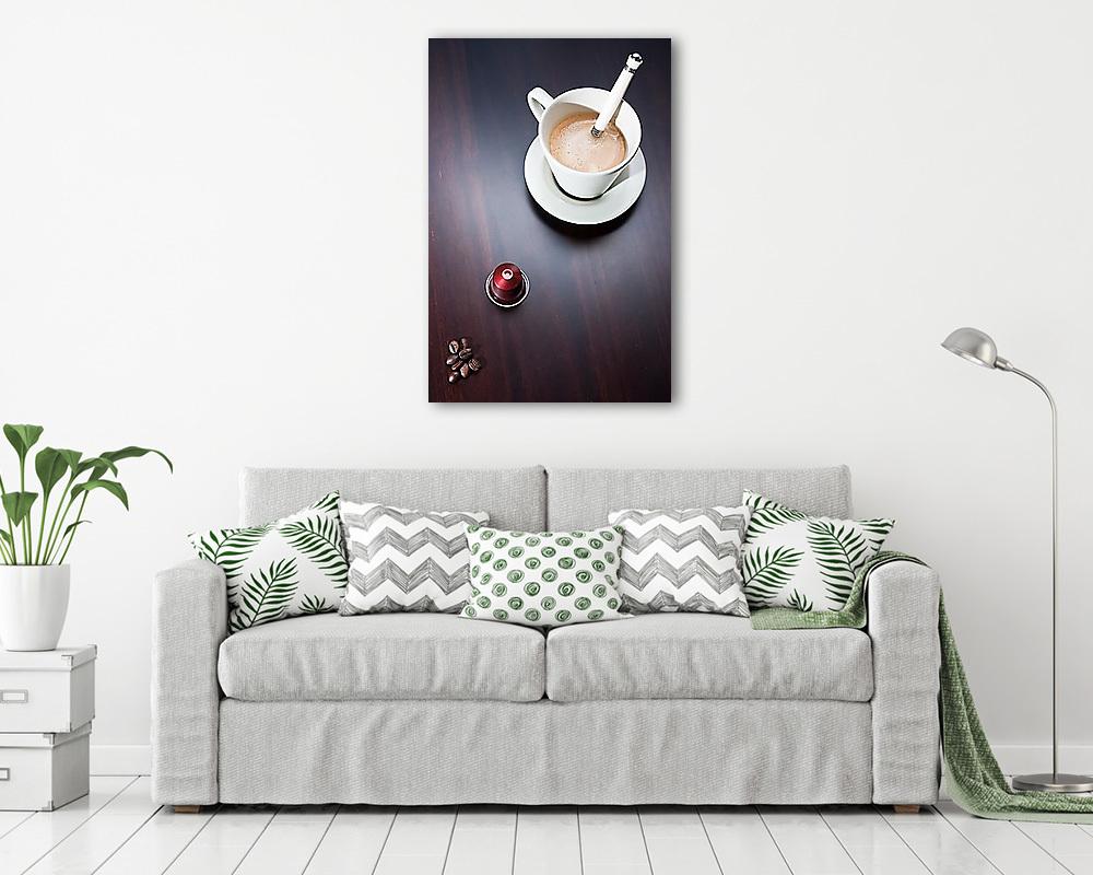 Kávé evolúció (vászonkép) - vászonkép, falikép otthonra és irodába