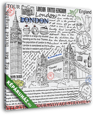 london - vászonkép 3D látványterv