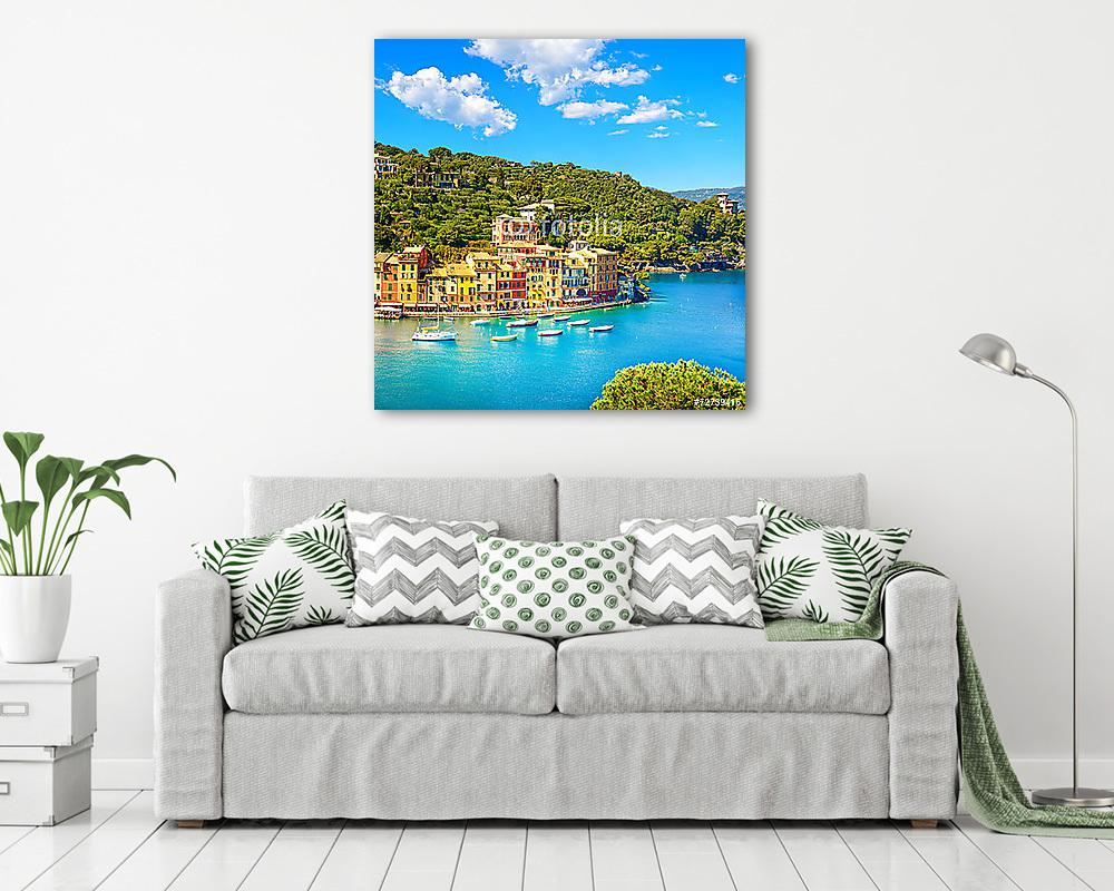 Portofino színes házai - vászonkép, falikép vásárlás Portofino színes házai (bögre) - vászonkép, falikép otthonra és irodába