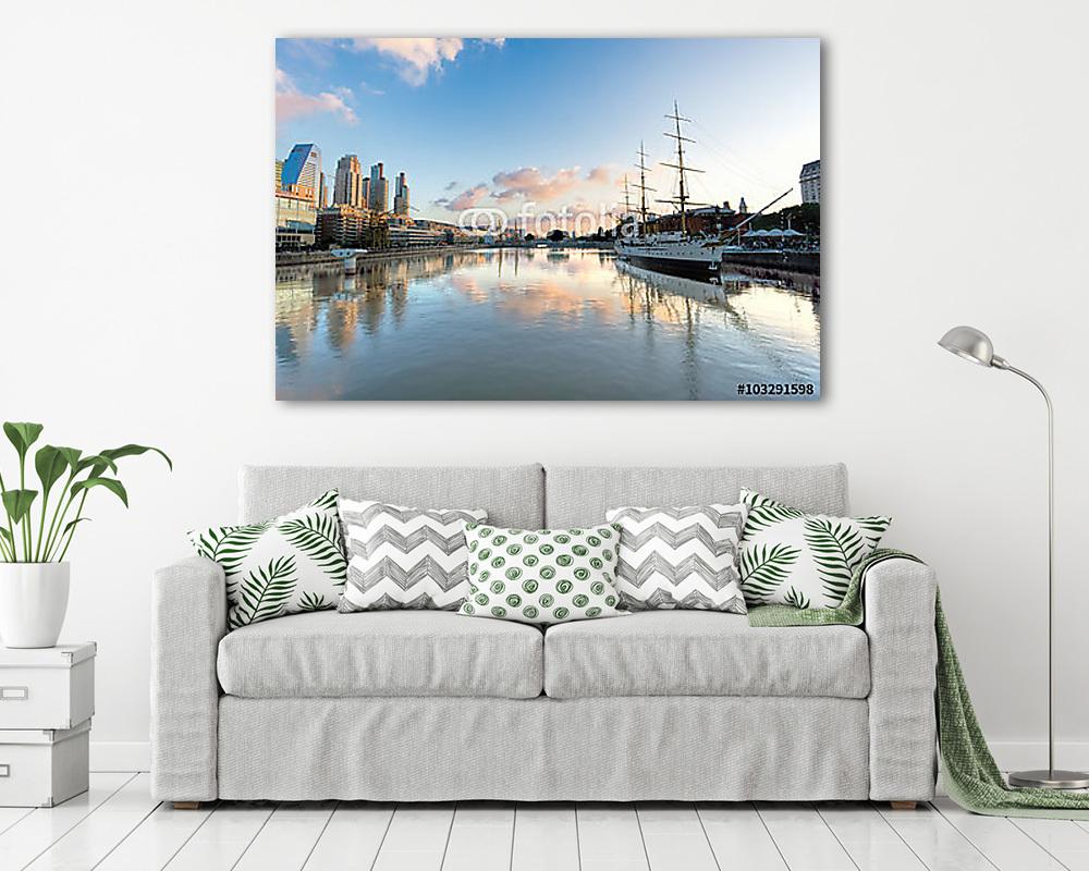 Buenos Aires Cityscape, Argentína (fotótapéta) - vászonkép, falikép otthonra és irodába