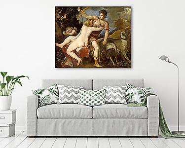 Vénusz és Adonisz (vászonkép) - vászonkép, falikép otthonra és irodába